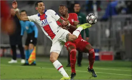  ??  ?? Au match aller à Munich (2-3), les Parisiens avaient délaissé la possession de balle au profit de transition­s rapides.