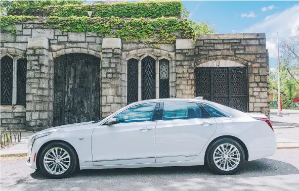  ?? LESLEY WIMBUSH/DRIVING.CA ?? Drivers will quickly forget they are driving a hybrid when they get behind the wheel of the 2017 Cadillac CT6.