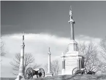  ?? STAFF FILE PHOTO BY ROBIN RUDD ?? Union monuments at Orchard Knob.
