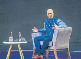  ?? PRADEEP GAUR/MINT ?? Amazon CEO Jeff Bezos in New Delhi on Wednesday.