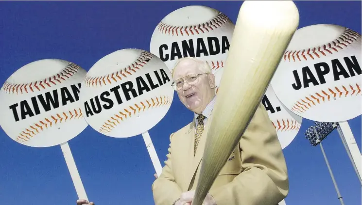  ?? FILE PHOTO ?? Ron Hayter, the longest serving Edmonton city councillor, was a tireless promoter of sports-related events for the city. Hayter died Sunday at the age of 81.