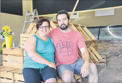  ?? COLIN MACLEAN/JOURNAL PIONEER ?? Mike and Julie Taylor, owners of The Bony Broth Company, are gearing up for the soft opening of their newest venture, Farmed. The new business is a local market and craft butchery located at 591 Read Drive.