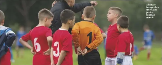  ?? PHOTO: GETTY IMAGES ?? A library image of an unrelated junior football match