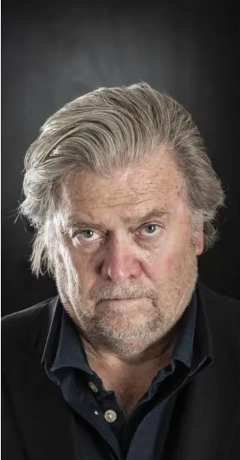  ?? © photo news ?? Steve Bannon wil met ‘The Movement’ rechtspopu­listisch Europa verenigen.