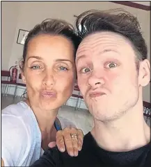  ??  ?? Louise Redknapp and Kevin Clifton share a selfie