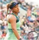  ?? RYAN PIERSE/GETTY ?? Naomi Osaka lost her first-round match at the French Open on Monday.