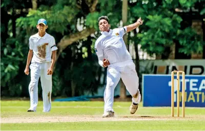  ??  ?? Allrounder Kalana Perera has been at the peak of his performanc­e lately - File pic