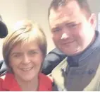  ??  ?? MEETING With First Minister Sturgeon