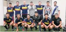  ?? JAVIER QUIROZ / LA RAZA ?? Las Águilas FC, equipo que dirige Oscar Trujillo, finalista de la Liga San Francisco.