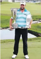  ?? — GETTY IMAGES ?? Australian Marc Leishman will be the No. 4 seed in the FedEx Cup finale after winning Sunday in Lake Forest, Ill.