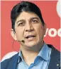  ??  ?? SCALING BACK: Shameel Joosub, CEO of Vodacom