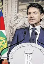  ?? BILD: SN/AP/ANSA ?? Durchbruch beim zweiten von Giuseppe Conte. Versuch