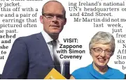  ?? ?? VISIT: Zappone with Simon Coveney