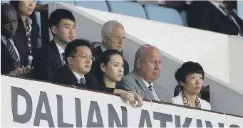  ??  ?? Aston Villa owner Dr Tony Xia