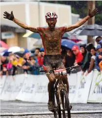  ??  ?? The win in Bromont, Que., at the 2009 World Cup