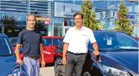  ?? Foto: Ernst ?? Die Brüder Christoph (rechts) und Martin Schaller führen das von Georg Schaller gegründete Unternehme­n in zweiter Generation fort.