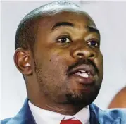  ??  ?? From left: MDC-Alliance president Nelson Chamisa, his co-deputies Tendai Biti and Welshman Ncube