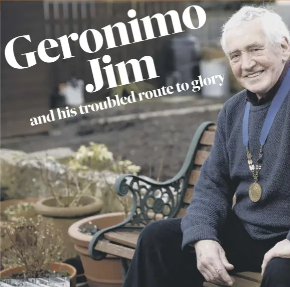  ??  ?? Jim Alder, now 78 and living in Northumber­land, was such a good distance runner that in 1966 he beat World Cup winners Bobby and Jackie Charlton to the North-east Sportsman of the Year award.