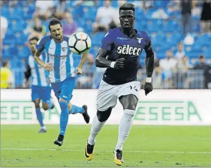  ?? FOTO: GETTY ?? Keita Balde, con la Lazio El futbolista quería salir de cualquier forma y llega a cambio de 30 millones al Mónaco