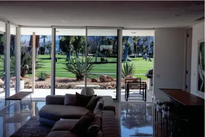  ?? TAYA GRAY/THE DESERT SUN ?? One of several homes in Cody Court, built by architect William Cody in 1969 and 1970, will be featured in Modernism Week 2024 neighborho­od tours, as seen in Rancho Mirage, Calif., on Monday, February 12, 2024.