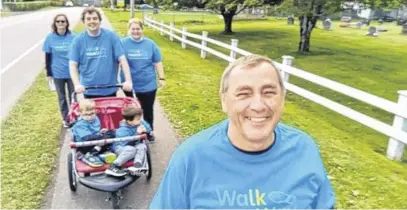  ?? MIKAYLA EMMERTON ?? A previous local Walk YOUR Way event, hosted by Autism Nova Scotia, included these unidentifi­ed attendees.