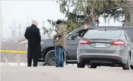  ?? DAVE JOHNSON
THE WELLAND TRIBUNE ?? A Niagara Regional Police officer is reported to have shot another officer during an argument Thursday in rural Pelham.