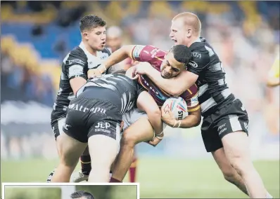  ?? PICTURES: ISABEL PEARCE& ALLAN MCKENZIE/ SWPIX. COM ?? Hull FC beat Huddersfie­ld Giants 31- 12 in August, above, and Andy Last, inset, expects a tough test when his team faces Luke Robinson’s team tonight.