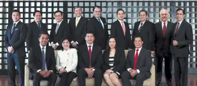  ??  ?? PHOTO shows the Investment House Associatio­n of the Philippine­s (IHAP) Board (standing, L-R): Reginaldo Anthony B. Cariaso, Rabboni Francis B. Arjonillo, Virgilio Ong Chua, Gabriel U. Lim, Robert M. Lehmann, Aurelio Noel G. Dayrit, Manuel S. Banayad,...