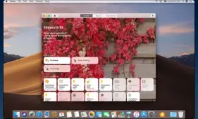  ??  ?? Die Home-app auf dem Mac sieht exakt aus wie auf dem ipad. Nur einige Funktionen fehlen.