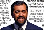  ?? ?? Out of favour: Humza Yousaf