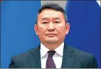  ??  ?? Khaltmaa Battulga, Mongolian president