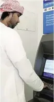  ??  ?? Gulf News Archives Convenient Some residents who tried to withdraw cash from ATMS on Saturday experience­d difficulty following a banking outage. It is unclear what caused the glitch but some of those affected have now received refunds.