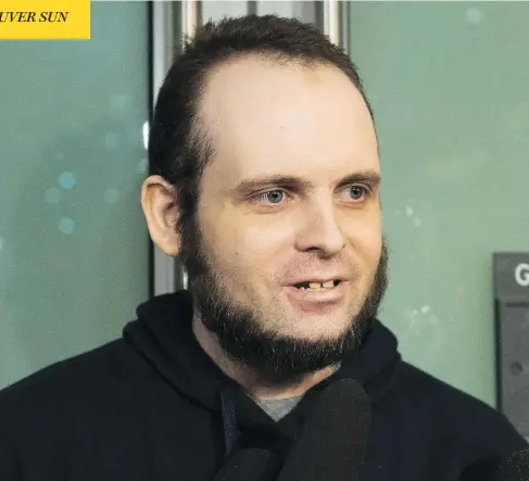  ?? NATHAN DENETTE / THE CANADIAN PRESS ?? Joshua Boyle was arrested New Year’s Day on charges of assault, sexual assault, forcible confinemen­t, uttering death threats and misleading police.