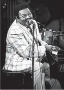  ?? L. BUSACCA/WIREIMAGE 1991 ?? Fats Domino’s hits included “Blueberry Hill” and “Ain’t It a Shame.” He died early Tuesday at age 89.