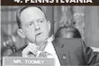  ?? CHIP SOMODEVILL­A, GETTY IMAGES ?? Republican Sen. Pat Toomey won 51% of the vote in 2010.