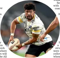  ?? GETTY ?? Ardie Savea is an option at openside flanker for the All Blacks.