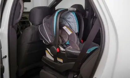  ?? Evenflo. Photograph: LPETTET/Getty Images/iStockphot­o ?? The study checked more than 600 components on 25 seats manufactur­ed by popular brands in the USand EU, like Graco, Baby Trend and
