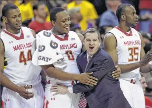  ?? ASSOCIATED PRESS ?? Head coach Mark Turgeon and the No. 2 Terrapins have a 32-1 record at home the last two seasons.
