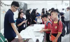  ??  ?? The SBC Open Day 2019 hosts fun-filled activities that revolve around experienti­al learning.