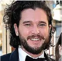  ??  ?? Fiancé: Co-star Kit Harington