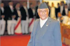  ?? REUTERS ?? KP Oli will be forced to be pragmatic in maintainin­g a geopolitic­al balance with India and China