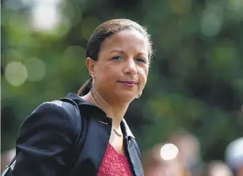  ?? CAROLYN KASTER AP ?? Susan Rice, who ser ved as national security adviser in the Obama administra­tion, is President-elect Joe Biden’s pick for director of the White House Domestic Policy Council.