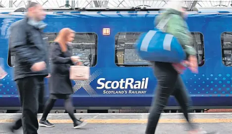  ?? Picture: Getty Images. ?? Abellio’s franchise to run Scotrail services is being cut short and will now end in 2022.