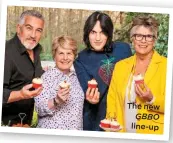  ??  ?? The new GBBO line-up