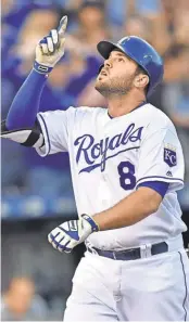  ?? PETER AIKEN, USA TODAY SPORTS ?? Mike Moustakas is among the Royals who could be traded.