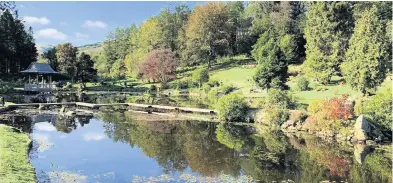  ??  ?? Award
The Japanese Gardens near Dollar will collect £230,000 in National Lottery funding