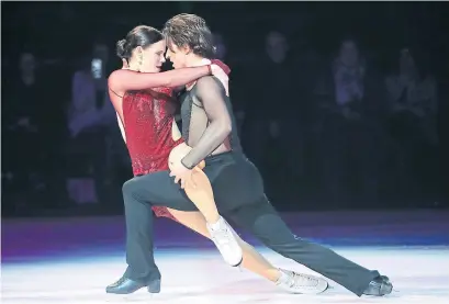  ?? GREG KOLZ ?? Tessa Virtue, Scott Moir and the rest of Stars on Ice come to the Air Canada Centre on Friday as part of their cross-Canada tour.