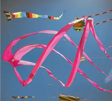  ?? STUFF ?? Hot weather and clear skies are forecast for the return of Kite Day at New Brighton tomorrow.