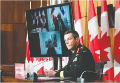  ?? JUSTIN TANG / THE CANADIAN PRESS FILES ?? Maj.-gen. Dany Fortin says his military career “appears to be over” after he was fired as vice-president of operations at the Public Health Agency of Canada.