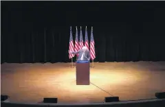  ??  ?? Democratic presidenti­al candidate Sen. Bernie Sanders, I-Vt., speaks Tuesday during a campaign event in New York.